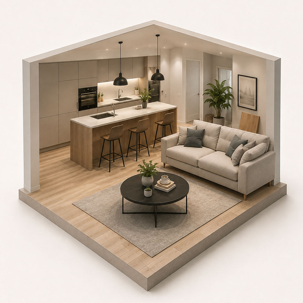BYGGMARIO AS - totalrenovering Stavanger - Montering og finish